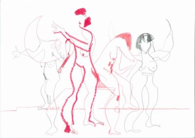 we are dancing- Zeichnung Carola Malter
